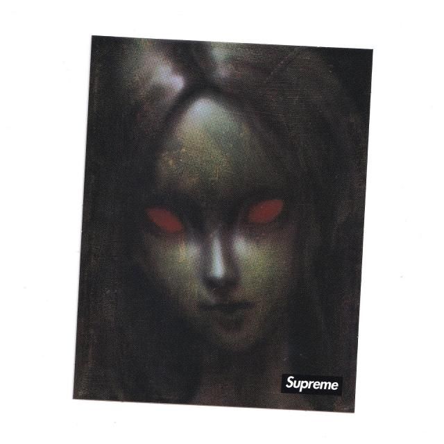 Supreme - Red Eyes Sticker