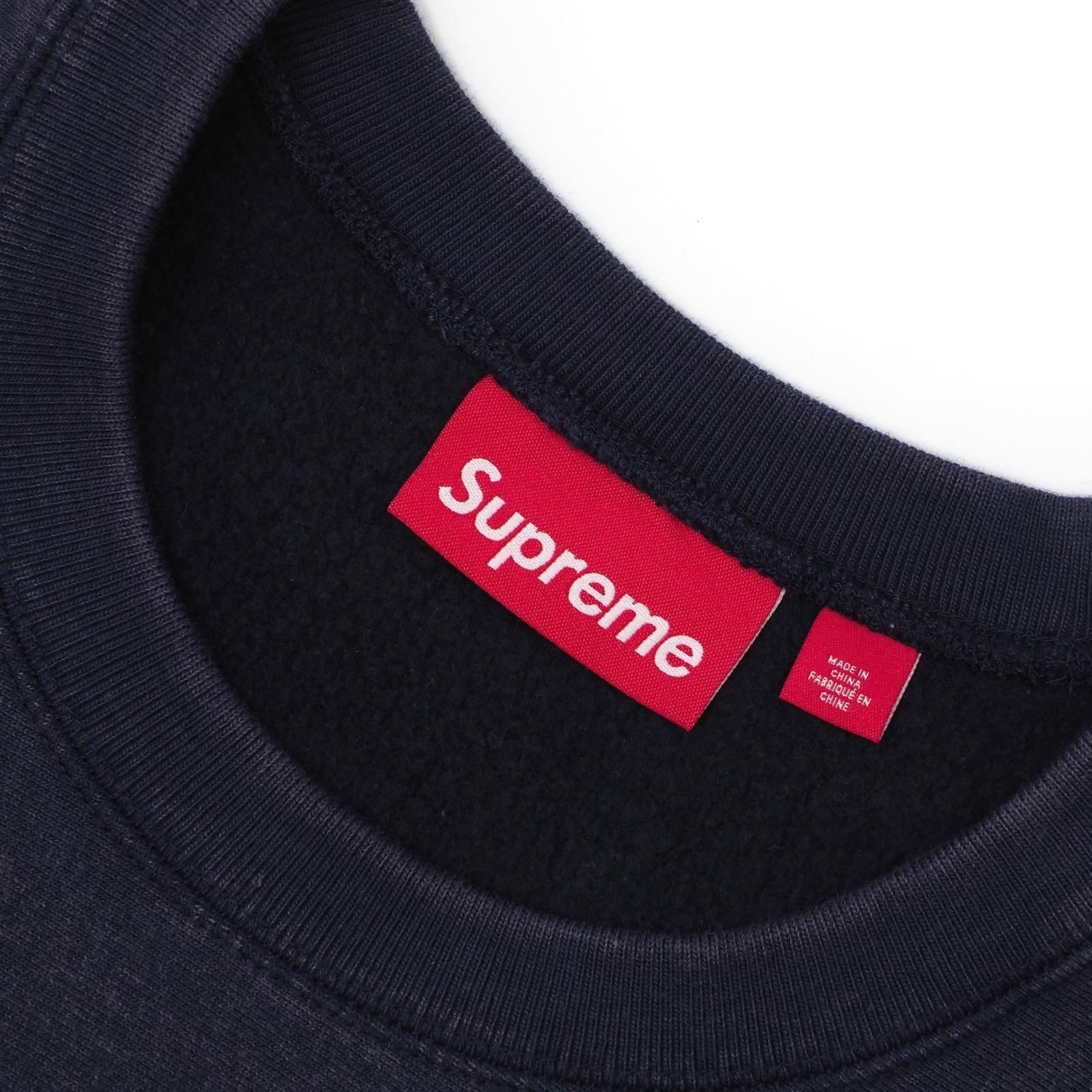 Supreme | Washed Box Logo Crewneck - UG.SHAFT Supreme | Washed Box Logo Crewneck - UG.SHAFT