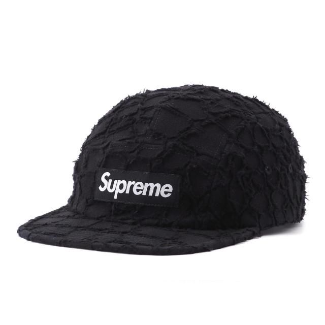 Supreme - Frayed Croc Denim Camp Cap