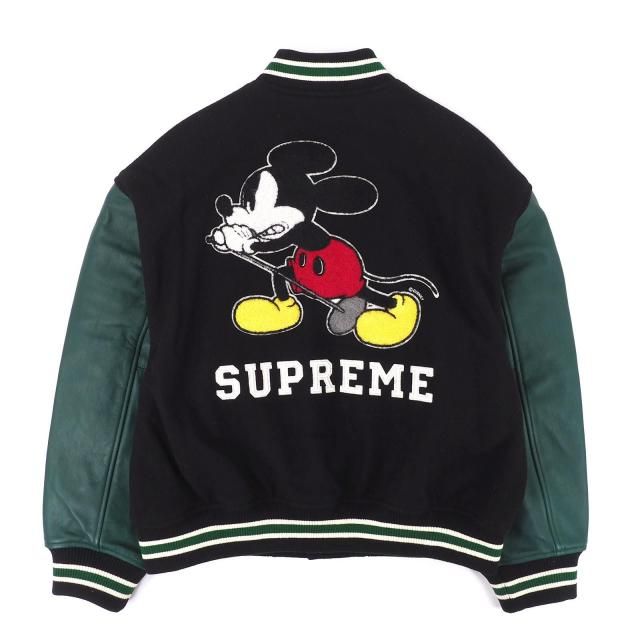 Supreme/Number (N)ine/Mickey Mouse Varsity Jacket