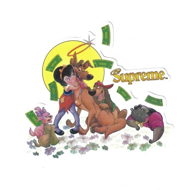 Supreme - All Dogs Go To Heaven Sticker