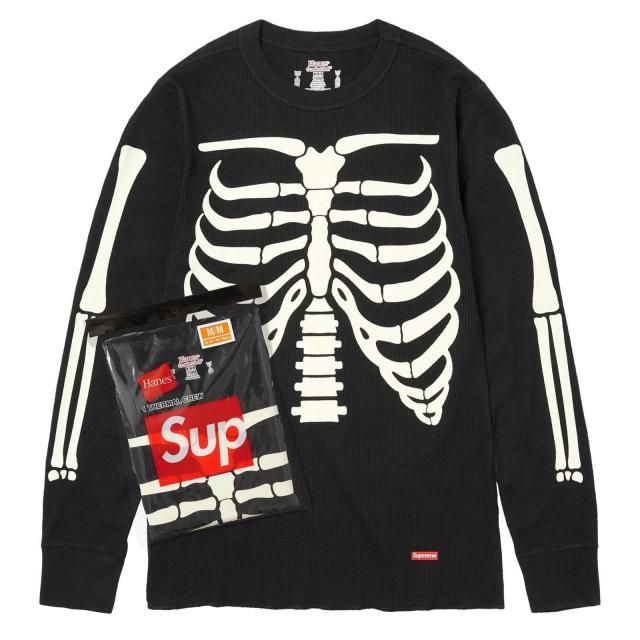 Supreme/Hanes Bones Thermal Crew (1 Pack)