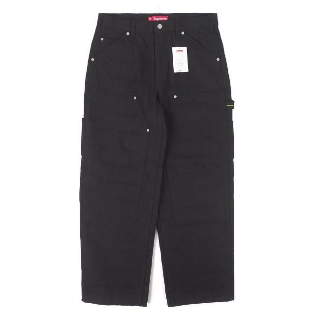 Supreme - Jacquard Logos Double Knee Denim Painter Jean