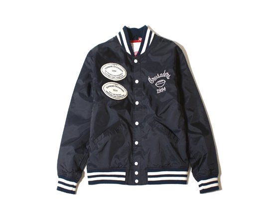 Supreme - Crusaders Nylon Varsity Jacket - UG.SHAFT