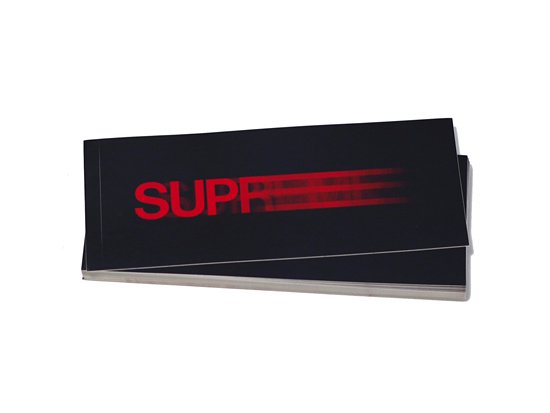 Supreme - Motion Logo Sticker - Black - UG.SHAFT