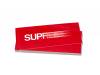 Supreme - Motion Logo Sticker - Red