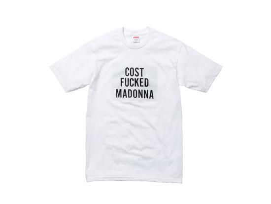 Supreme - Cost Fucked Madonna Tee - UG.SHAFT