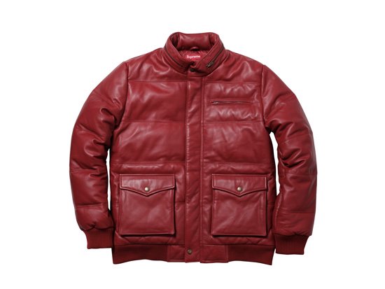 Supreme - Leather Down Jacket - UG.SHAFT