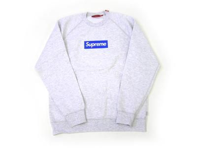 Supreme Box Logo Crewneck XXL ブルー ボックスロゴ