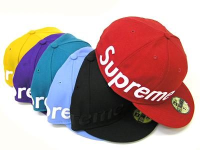 supreme side logo new era cap ニューエラ キャップ - キャップ