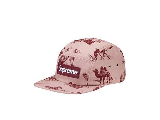 Supreme camel shop camp cap