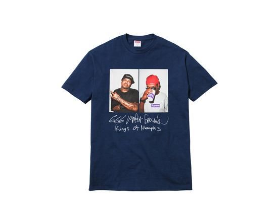 Supreme Three 6 Mafia Photo Tee Black F/W 12