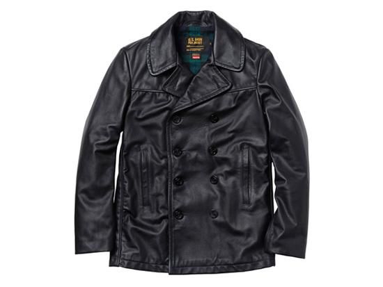 宜しくお願い致しますSupreme schott leather pea coat シュプリーム