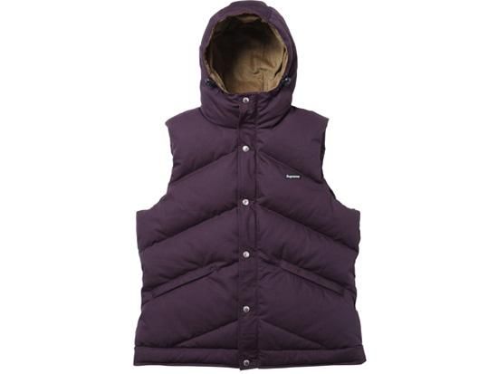 supreme down vest 2012aw s blackジャケット/アウター