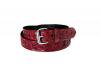 Supreme - Rose Leather Belt/Red/(L/XL)USED۾A