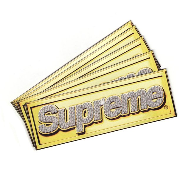Supreme - Bling Logo Sticker