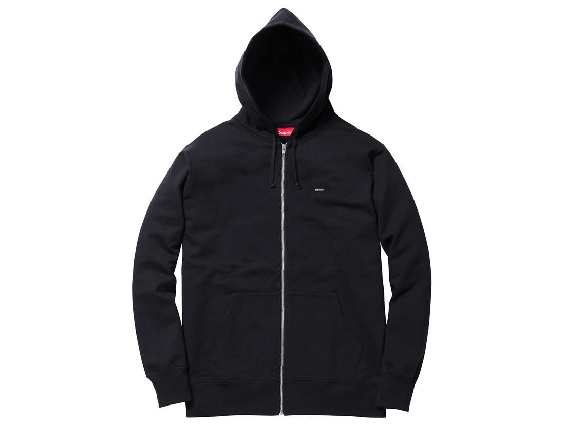 Supreme Small Box logo Zip Hooded