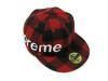 Supreme - Buffalo Check Side Logo New Era