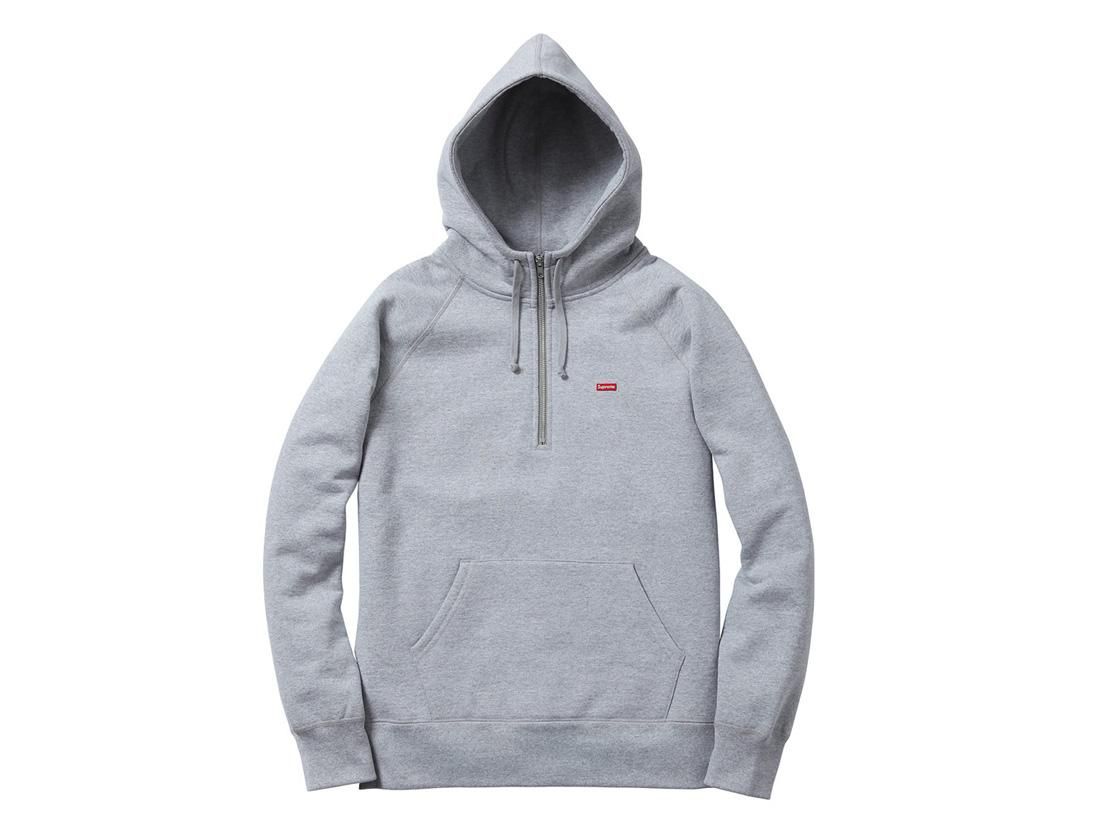 Supreme 13AW Small Box Half Zip Pullover