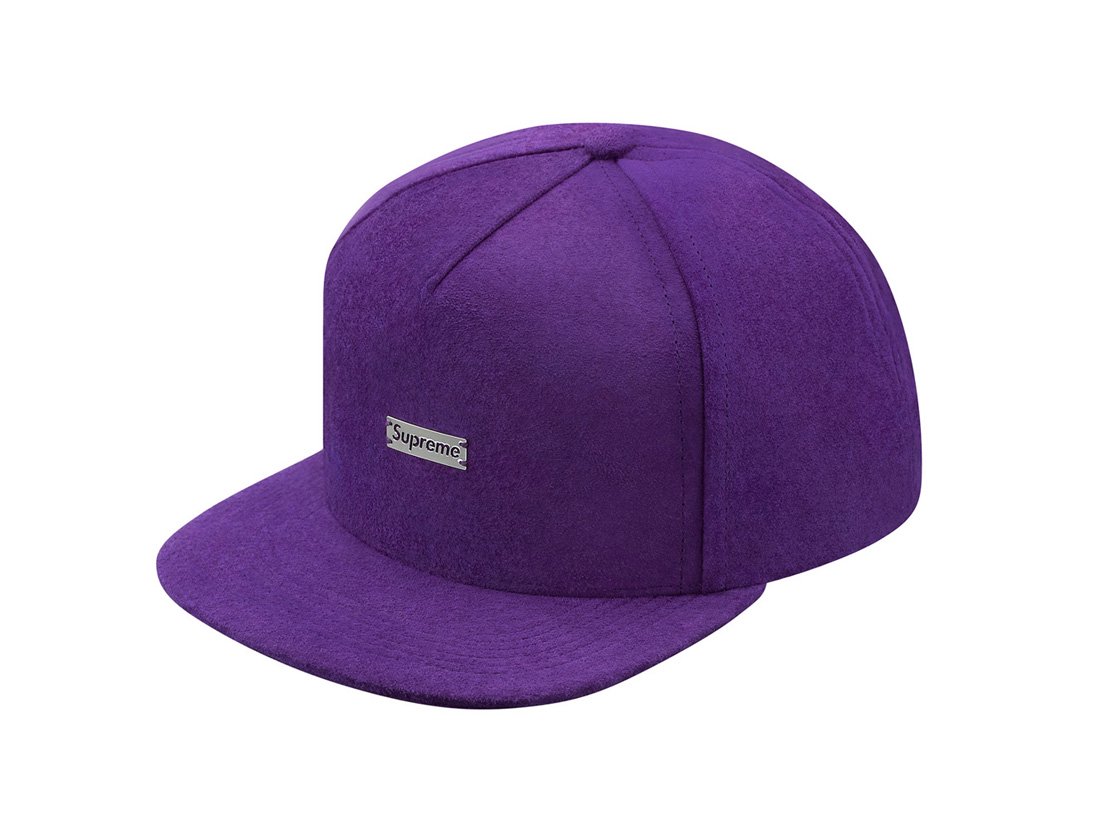 Supreme - Stencil Metal Plate Suede 5-Panel Cap - UG.SHAFT