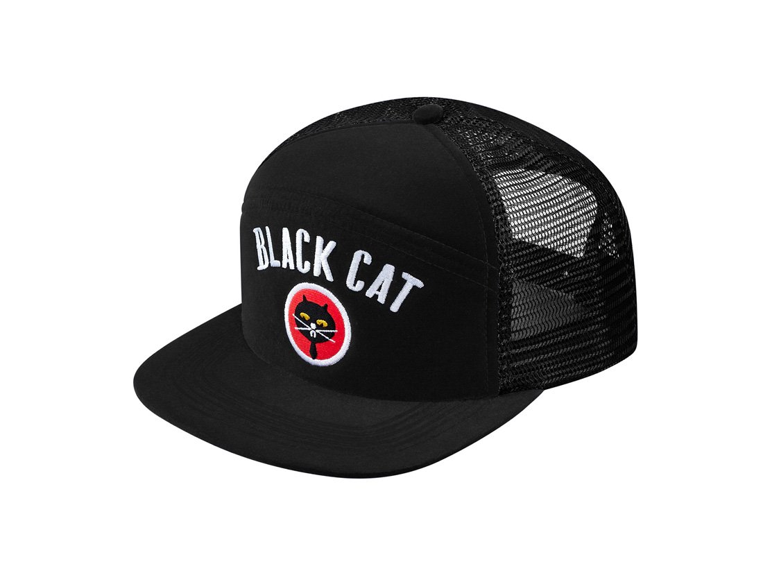 SupBlack Cat Mesh Back 5-Panel Black