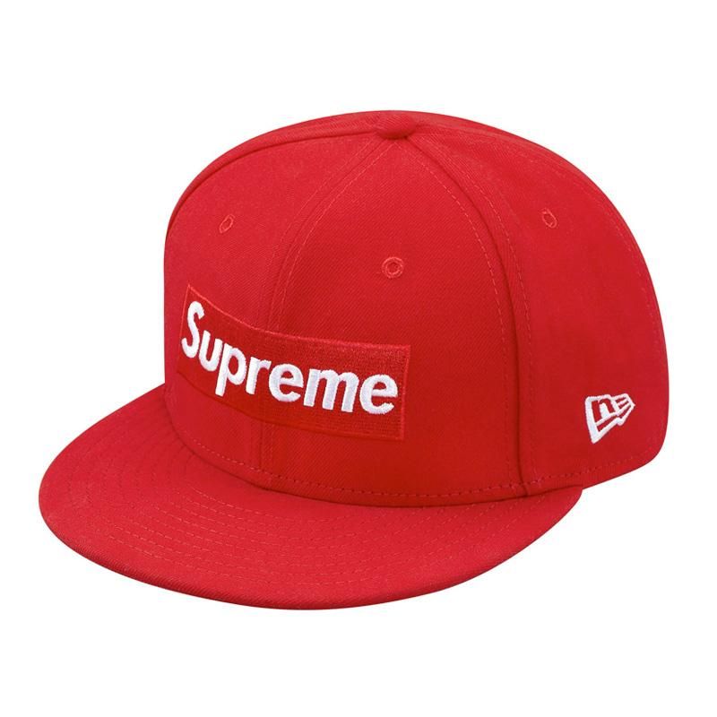 supreme newera cap 7 1/4（Mサイズ）赤