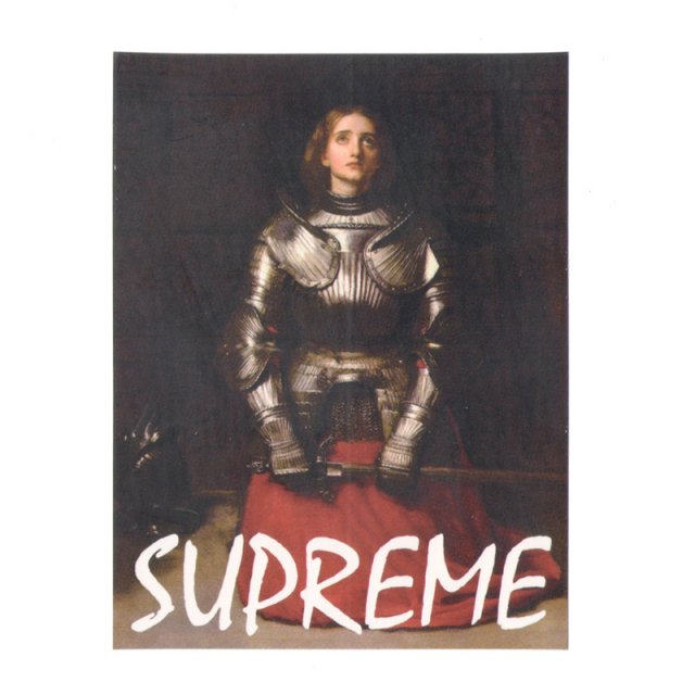 Supreme - Joan of Arc Sticker