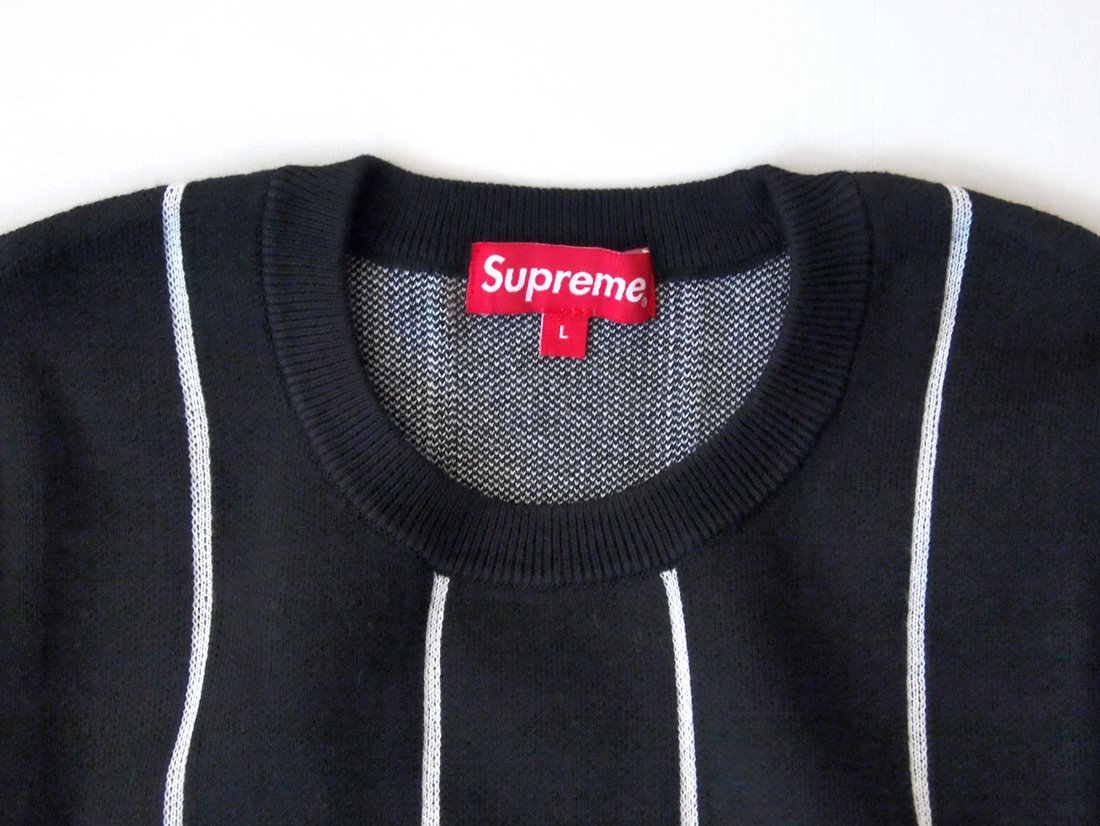 Supreme - Wide Pinstripe Sweater - UG.SHAFT