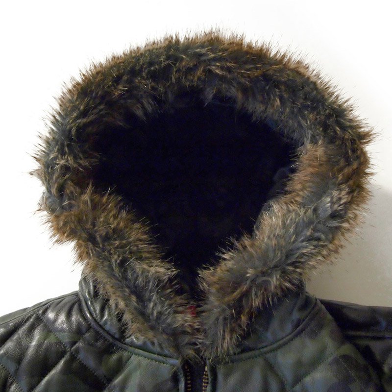 Supreme - Quilted Leather Hooded Jacket - UG.SHAFT