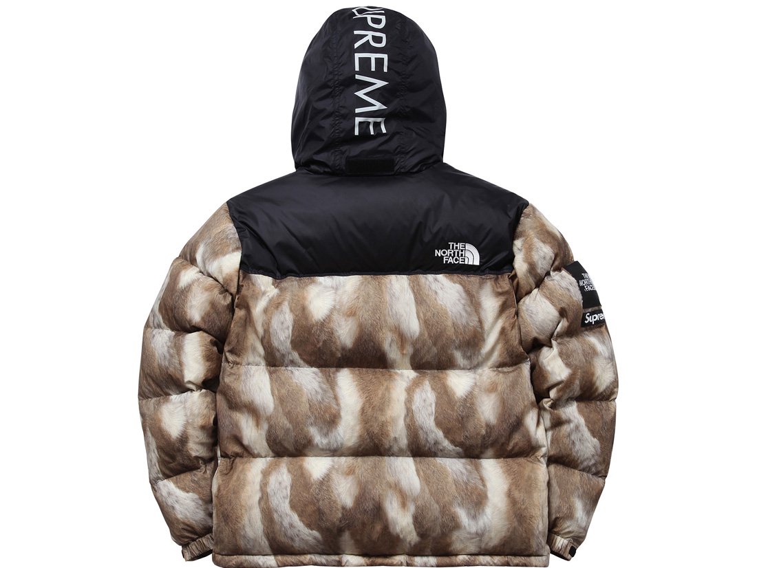 The North Face/Supreme - Fur Print Nuptse Jacket - UG.SHAFT