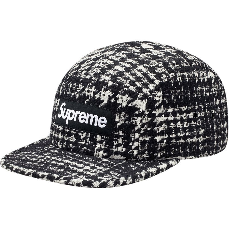 Supreme - Broken Houndstooth Camp Cap - UG.SHAFT