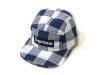 Supreme - Over Size Check Camp Cap