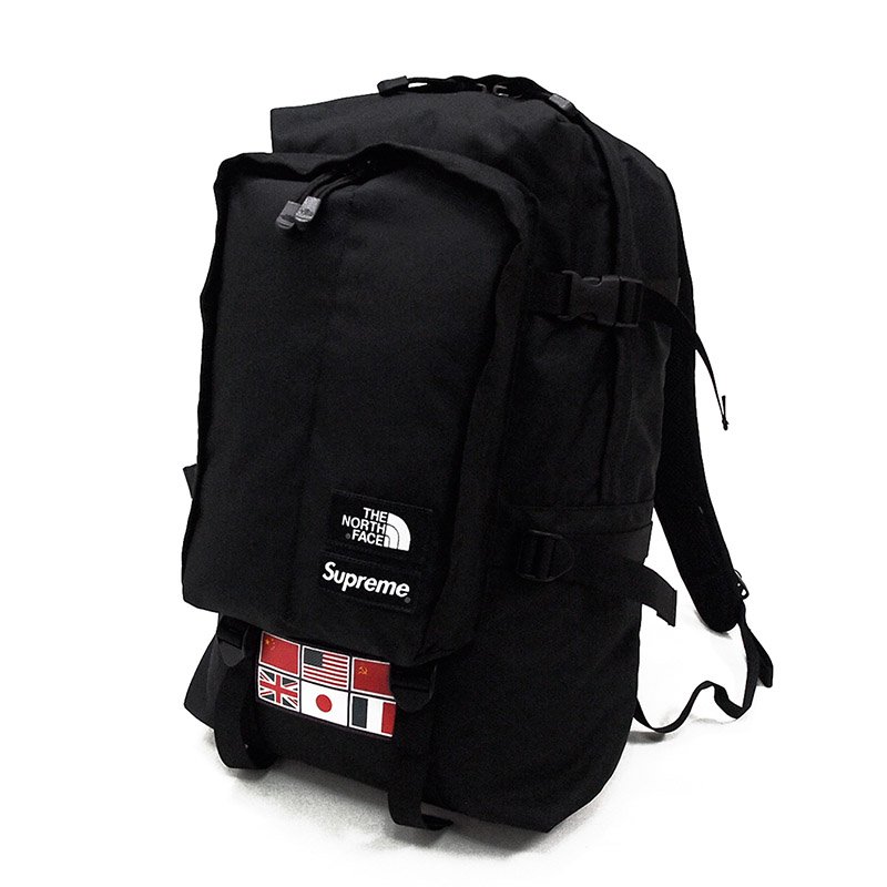 supreme tnf expedition backpack black