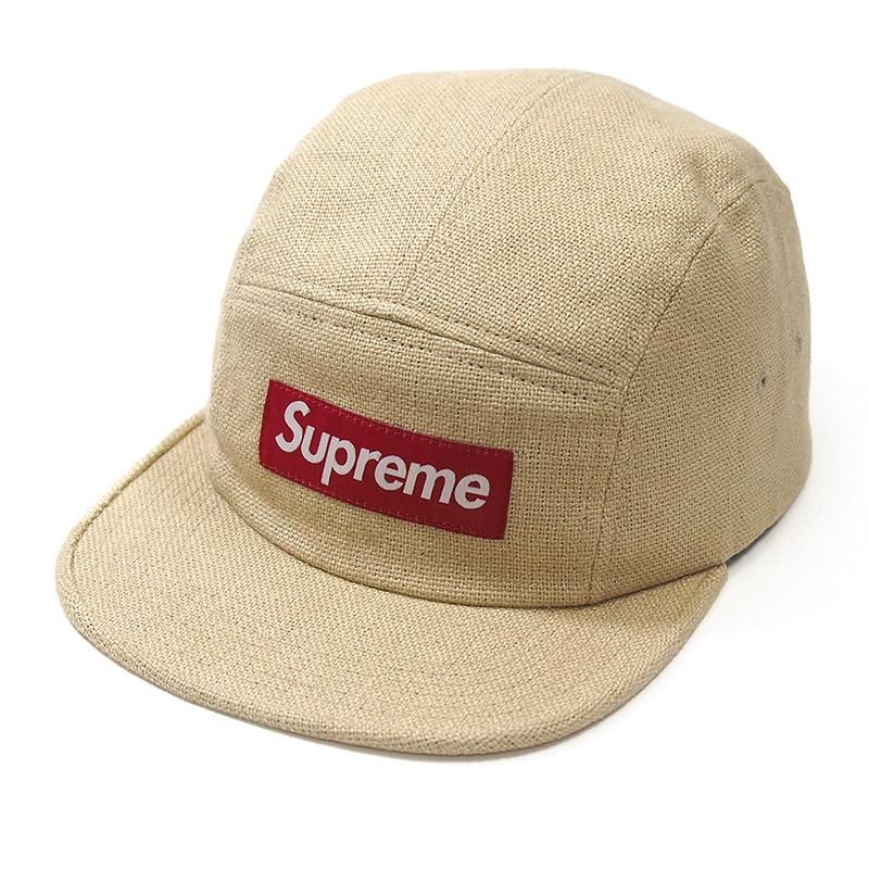 雑貨屋オレンジ_帽子5830 Supreme Linen Croc Strap Camp Cap - キャップ