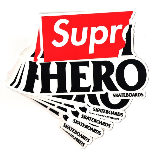Supreme - Anti Hero Sticker (Large)