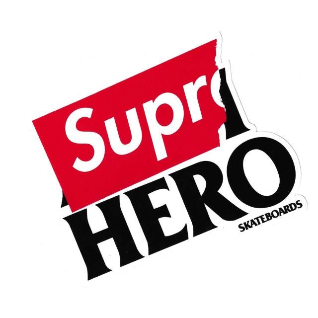 Supreme - Anti Hero Sticker (Large)