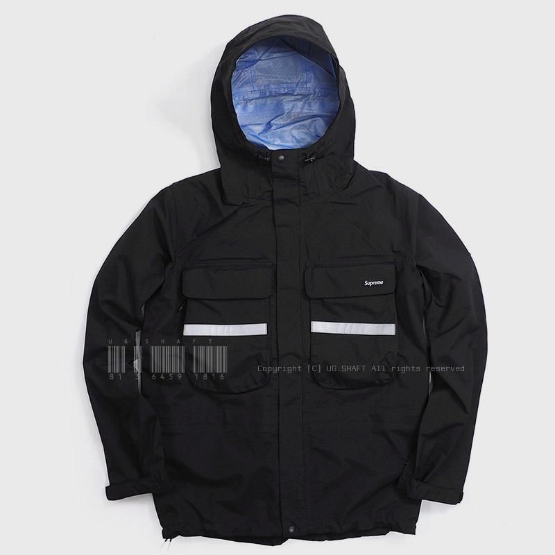 supreme hi vis taped seam jacket