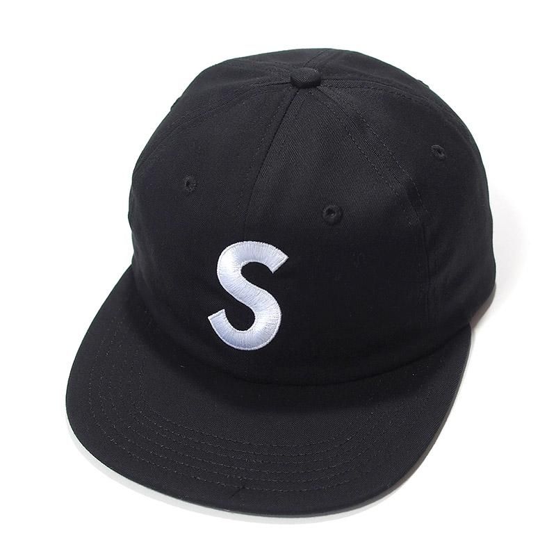 supreme s logo キャップ