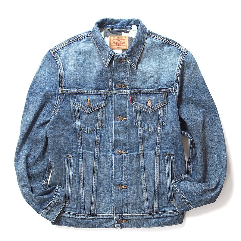 cotton100％ｶﾗｰ14FW Supreme x Levi’s trucker jacket