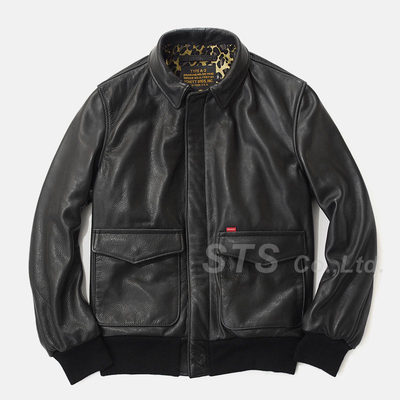 supreme schott A-2 leather jacketジャケット/アウター