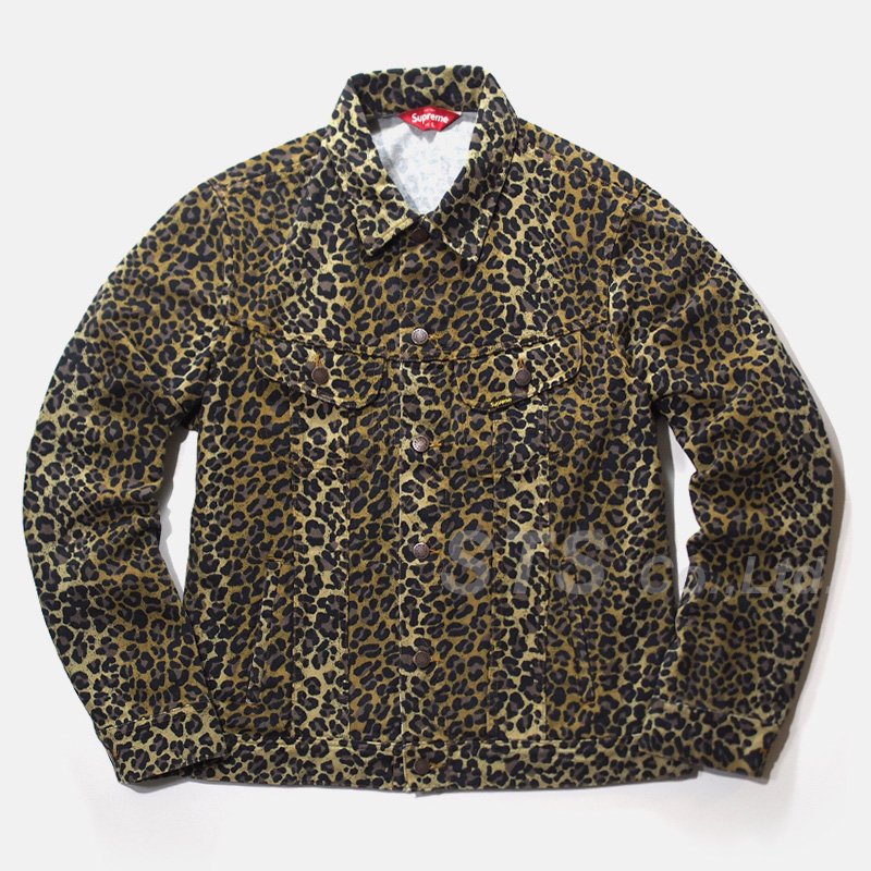 S)Supreme Leopard Denim Jacket デニムジャケットジャケット/アウター