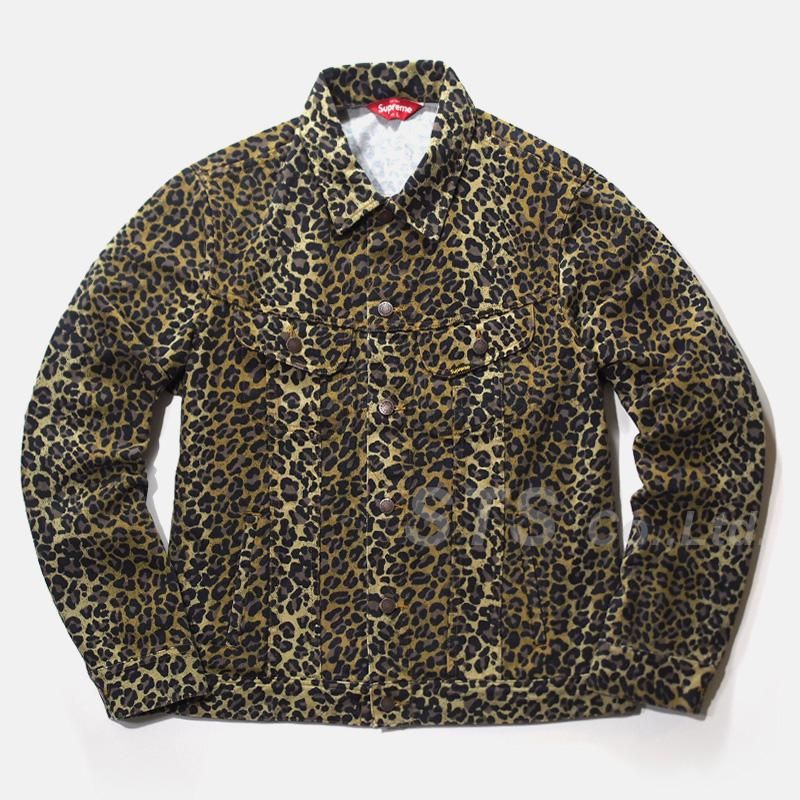 S)Supreme Leopard Denim Jacket デニムジャケット | agro-vet.hr