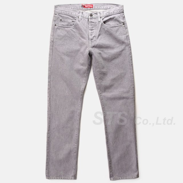 Supreme - Washed Grey Slim Jean