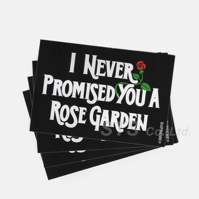 Supreme - Rose Garden Sticker
