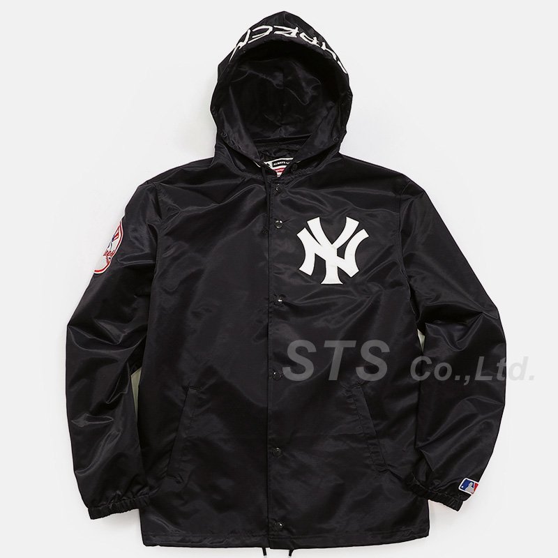 New York Yankees/Supreme/'47 Brand Satin Hooded Coaches Jacket - UG.SHAFT