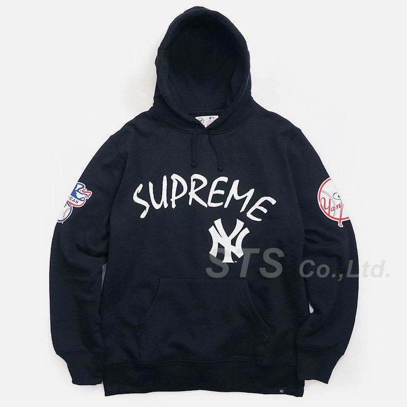 New York Yankees/Supreme/'47 Brand Hooded Sweatshirt - UG