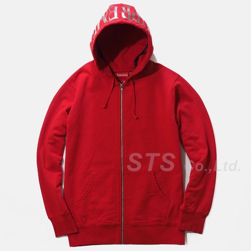 Supreme Hooded Foil Logo Zip Up / Already well known for their