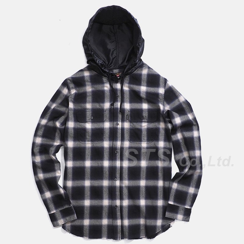 Supreme/Undercover Satin Hooded Flannel Shirt - UG.SHAFT