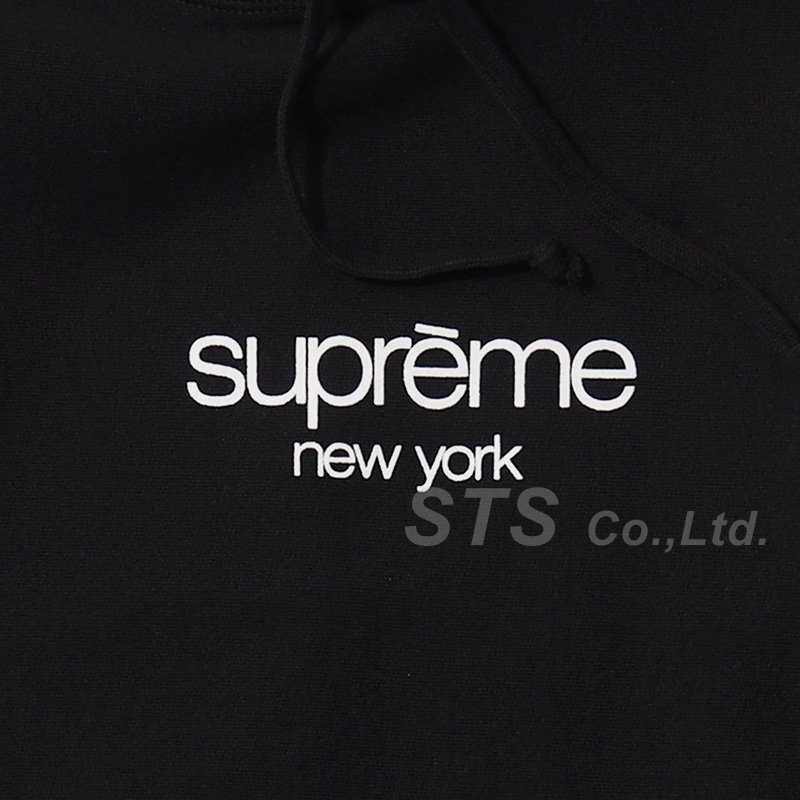supreme classic logo hoodie XL Black