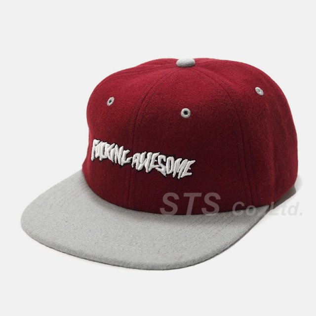 Fucking Awesome - Maroon Felt Logo Hat